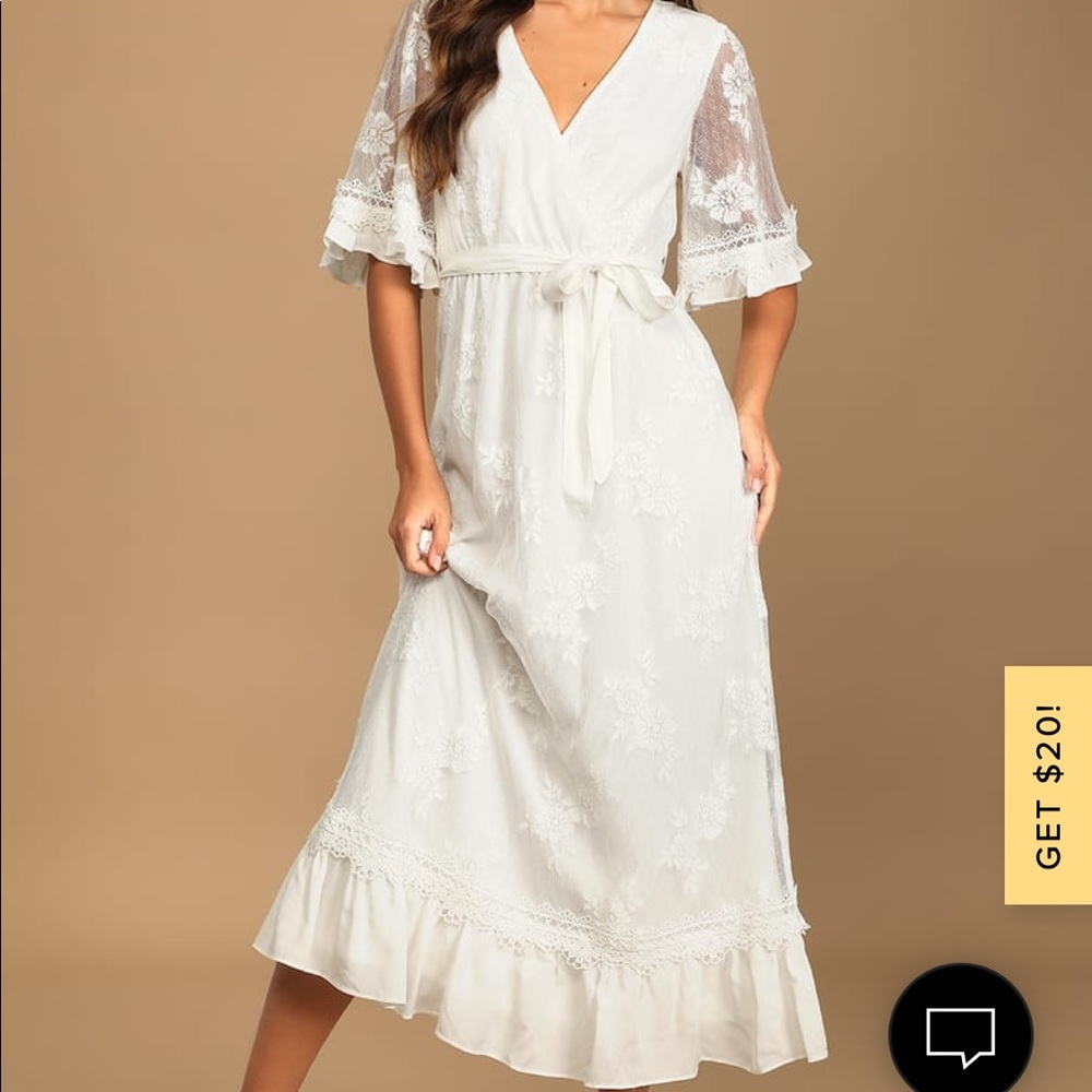 Lulu’s lace dress